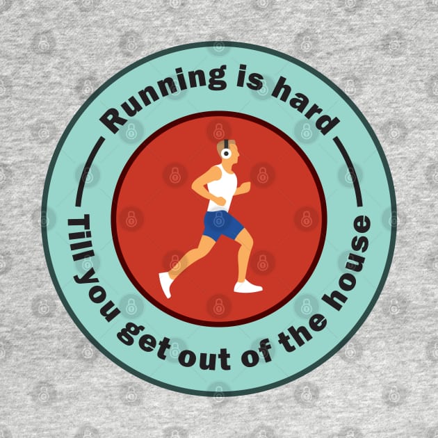 Jogging Slogan For Lazy People by MonkeyBusiness